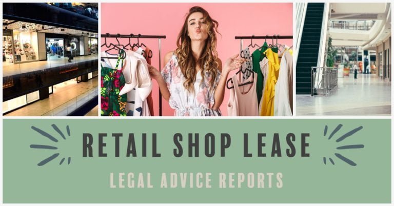 Retail Shop Lease Legal Report